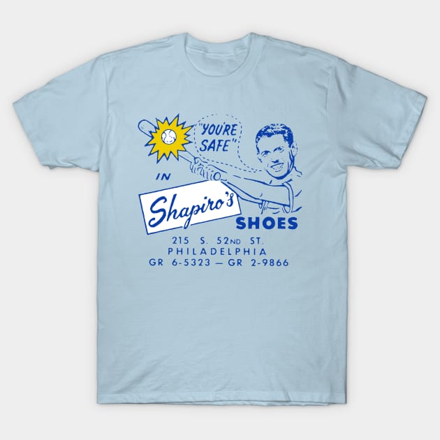 Vintage Philadelphia Shapiro's Shoes T-Shirt by lavdog